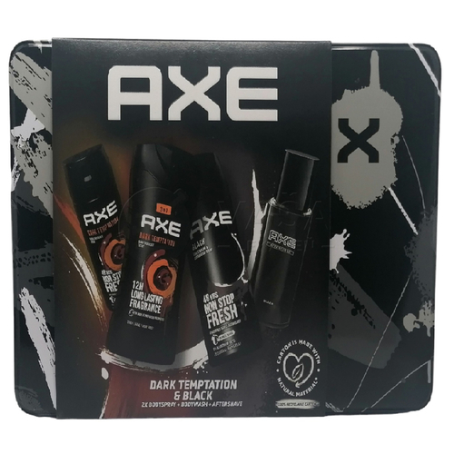 Axe Black &amp; Dark Temptation Pánska darčeková sada v plechovej krabici