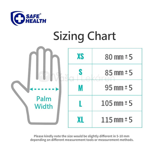 Safe Health Nitro-V Rukavice nesterilné, vinyl/nitril, nepúdrované, veľ. XL