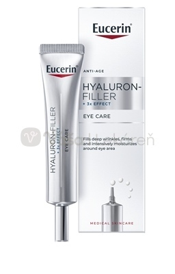 Eucerin Hyaluron-Filler + 3x Effect Očný anti-age krém SPF15
