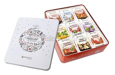 Megafyt Tajomná kolekcia čajov v plechovej krabici