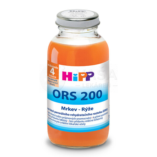 HiPP ORS 200 Mrkvovo-ryžový odvar (od ukončeného 4. mesiaca)