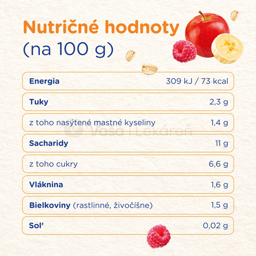 Sunar Smootík Malina, jogurt, ovos (od ukonč. 12. mesiaca)