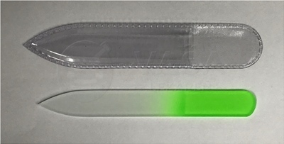 Sofit Pilník sklenený farebný obojstranný 9 cm, hrúbka 2 mm