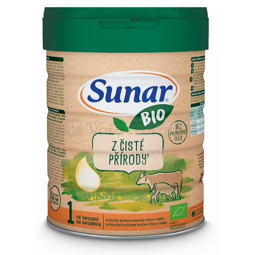 Sunar BIO 1 Počiatočné dojčenské mlieko (od narodenia)