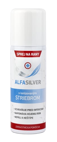 Alfasilver Sprej na rany s ionizovaným striebrom