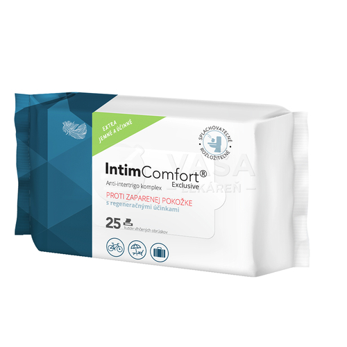IntimComfort Vlhčené obrúsky proti zaparenej pokožke (Multipack)