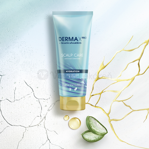 DERMAxPRO by Head &amp; Shoulders Hydratačný kondicionér na suché vlasy a pokožku hlavy proti lupinám