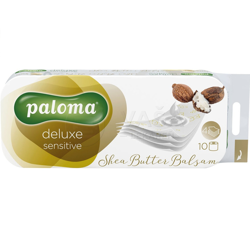 Paloma Deluxe Care Shea Butter Balsam Toaletný papier 4-vrstvový