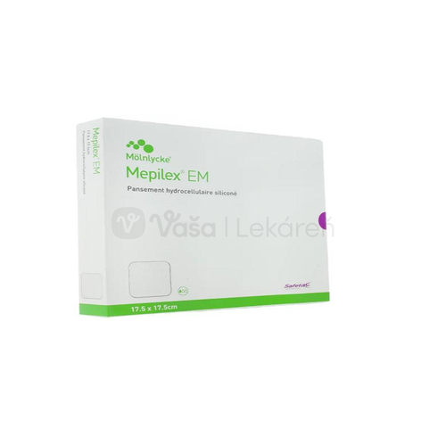 Mepilex E.m. 17.5x17.5cm 5ks 284322(sil.mak.)xxx