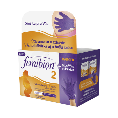 Femibion 2 Tehotenstvo Duopack + darček