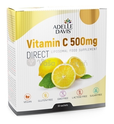 Adelle Davis Lipozomálny Vitamín C 500 mg Direct