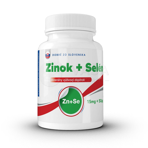 Dobré zo Slovenska Zinok 15 mg + Selén 50 mcg
