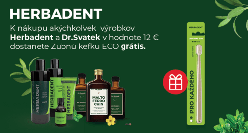 Herbadent zubná kefka