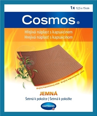 Cosmos Hrejivá náplasť s kapsaicínom jemná (12,5 x 15 cm)