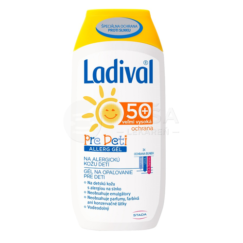 Ladival Pre Deti Allerg Detský gél na opaľovanie na pokožku s alergiou na slnko SPF50+