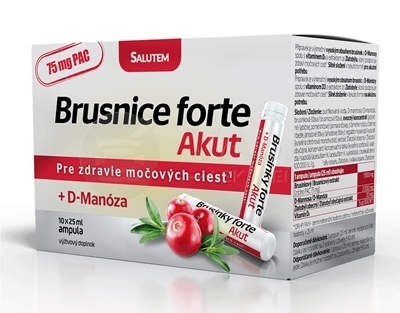 Salutem Brusnice Forte Akut + D-Manóza