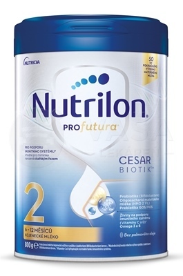 Nutrilon 2 Profutura Cesarbiotik Následná mliečna dojčenská výživa (od ukončeného 6. mesiaca)