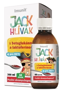 Imunit Jack Hlivák Sirup s betaglukánmi a laktofreínom
