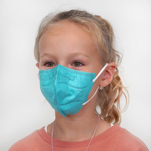 Detský Respirátor FFP2 9-13 rokov, tyrkysový