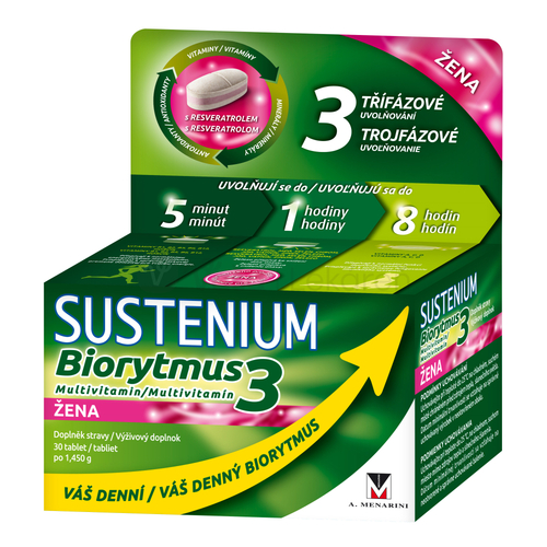 Sustenium Biorytmus 3 Multivitamin Zena 30tbl xxx