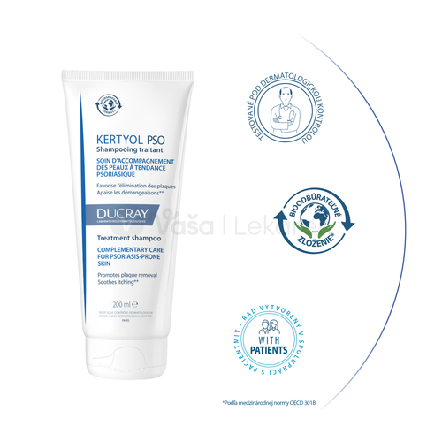 Ducray Kertyol P.S.O. Ošetrujúci šampón na závažné stavy lupín a psoriázu
