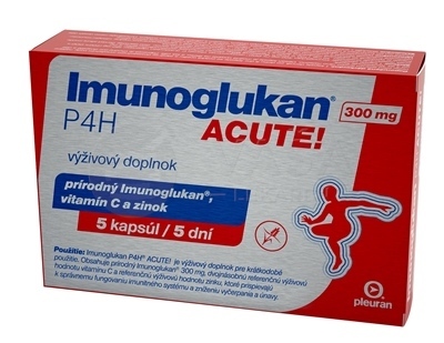 Imunoglukan Acute 300mg 5cps p4h (od 3r) xxx