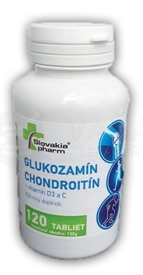Slovakiapharm Glukozamín Chondroitín + Vitamín D3, C