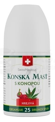 SwissMedicus Konská Masť s konopou hrejivá