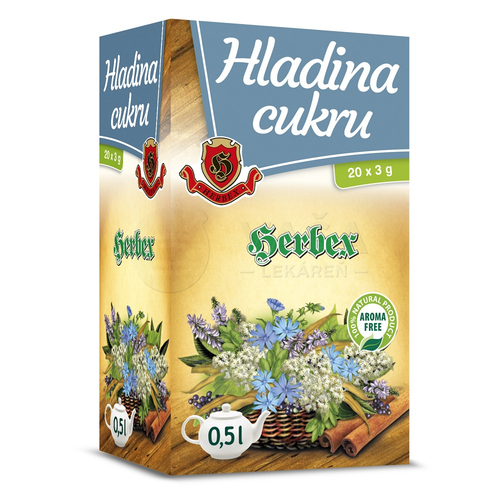 Herbex Bylinný čaj Hladina cukru