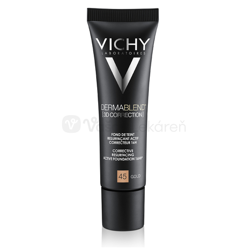 Vichy Dermablend 3D Korekčný a vyhladzujúci make-up (odtieň 45-Gold)