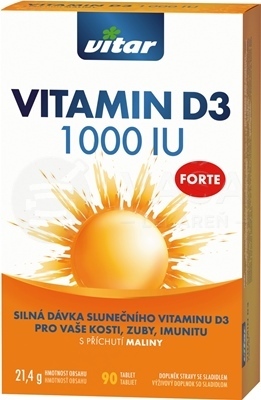 Vitar Vitamin D3 Forte 1000 IU