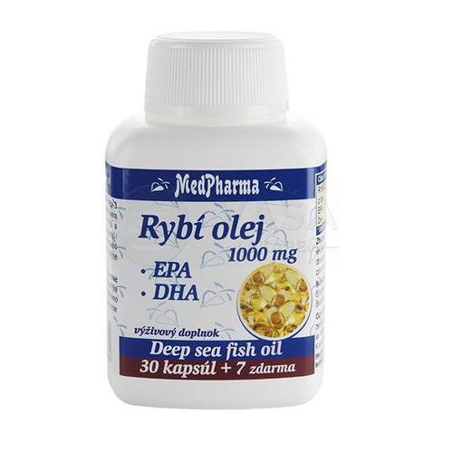 MedPharma Rybí olej 1000 mg - EPA, DHA