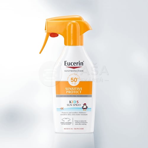 Eucerin Sun Sensitive Protect Detský sprej na opaľovanie SPF50+