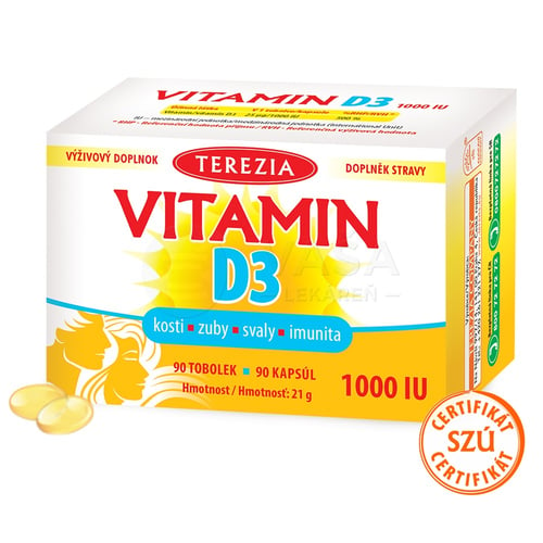 TEREZIA Vitamín D3 1000 IU