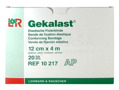 GEKALAST HYDROF. ELAST. FIXAČNÝ OBVAZ 12cmx4m