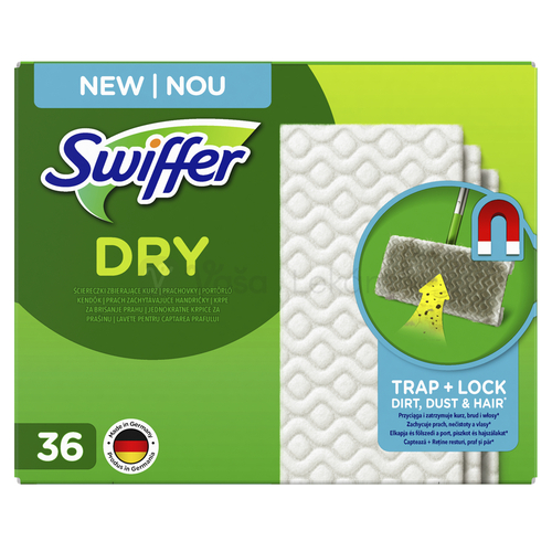 Swiffer Dry Náhradné suché handričky na mop
