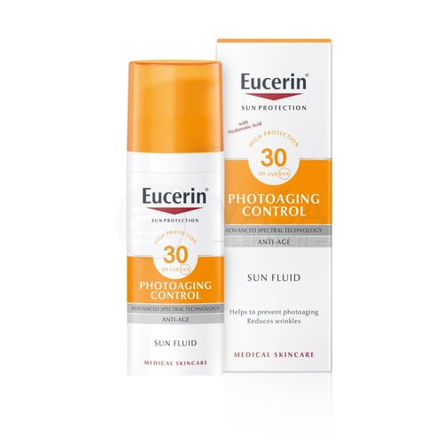 Eucerin Sun Photoaging Control Fluid na opaľovanie proti vráskam SPF30