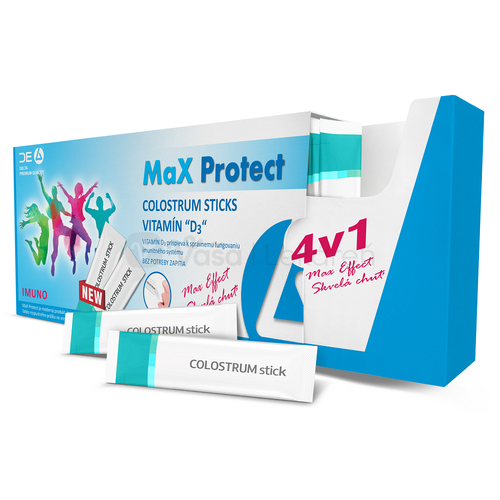 DELTA Max Protect Colostrum Sticks s vitamínom D3