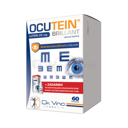 Da Vinci Ocutein Brillant Luteín 25 mg + darček