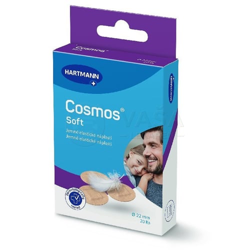 Cosmos Sensitive Jemná okrúhla náplasť na rany (priemer 2,2 cm)