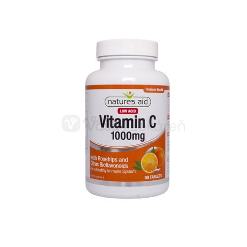 Natures Aid Vitamín C 1000 mg + citrusové bioflavonoidy