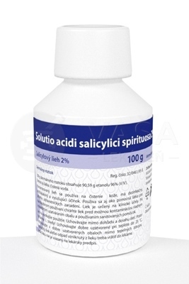 VULM Solutio acidi salicylici spirituosa 2% (Salicylový lieh 2%)