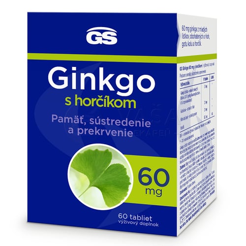 GS Ginkgo 60 mg s horčíkom