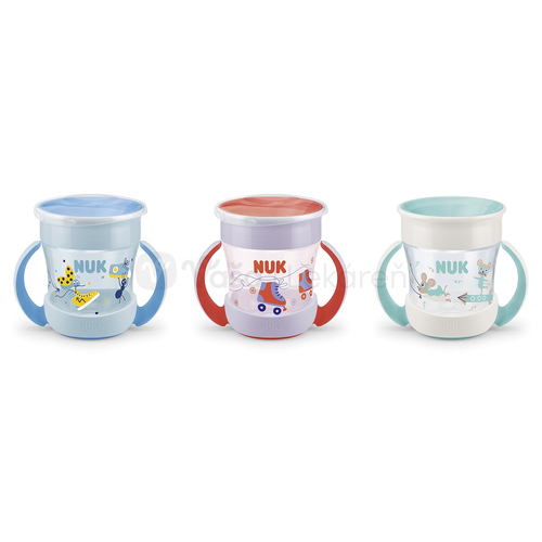 NUK Mini Magic Cup Hrnček s viečkom, 160 ml, rôzne vzory