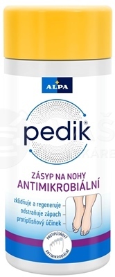 Pedik Zásyp na nohy s antimikrobiálnou prísadou