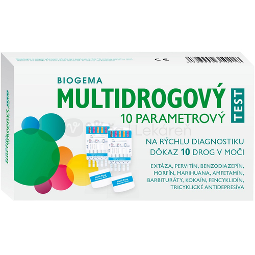 Biogema Multidrogový Test 10 Parametrový