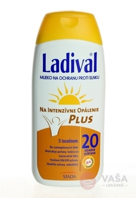 Ladival  P+T Plus mlieko na opaľovanie SPF20