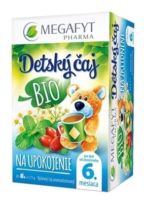 Megafyt Detský bylinný čaj BIO Na upokojenie (od ukončeného 6. mesiaca)