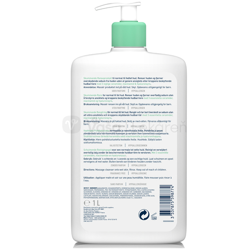 CeraVe Čistiaci penivý gél na normálnu až mastnú pleť