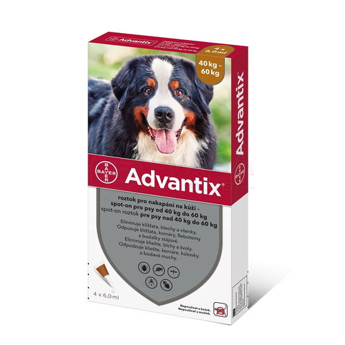 Advantix Spot-on pre psy od 40 do 60 kg